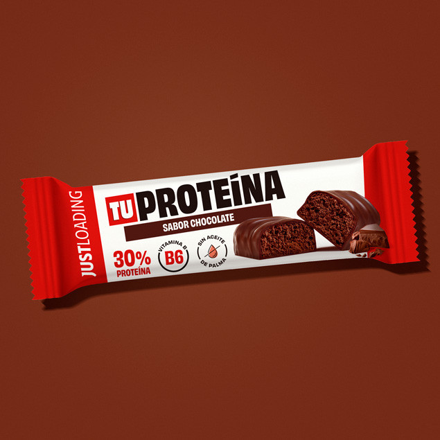 Barrita proteica chocolate negro | Justloading