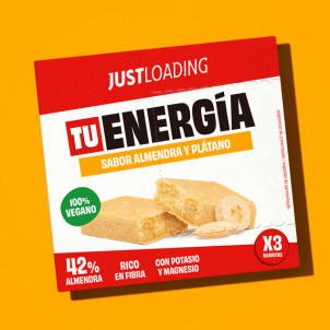 Almond and banana energy bar | Justloading