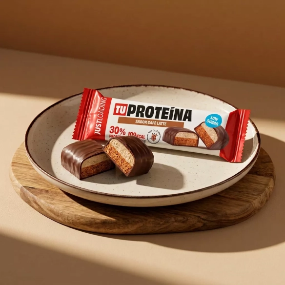Barrita proteica sabor café latte | Justloading