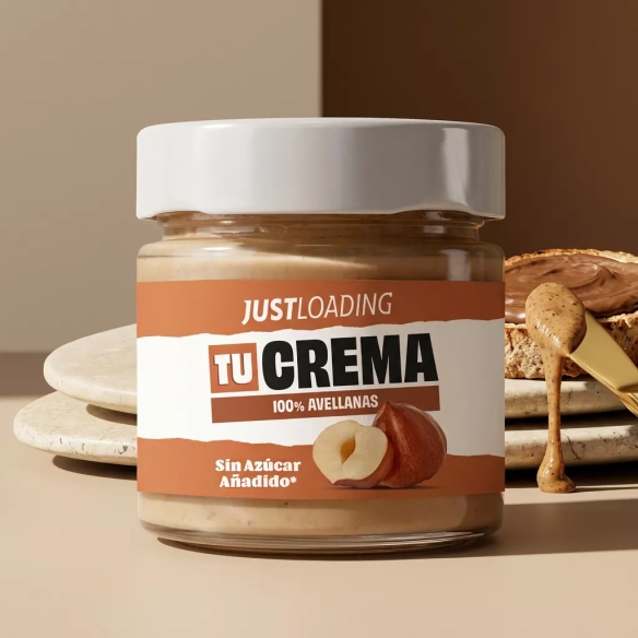 Crema de Avellana 100% sin Azúcar | JustLoading