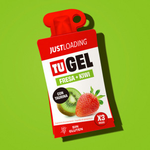 Gel energético fresa y kiwi