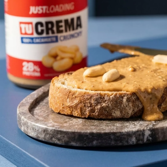 Crema de Cacahuete Crunchy 100% | JustLoading