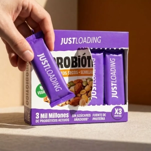 Barrita Probiotica de Frutos Secos y Semillas Vegana | Alta Fibra