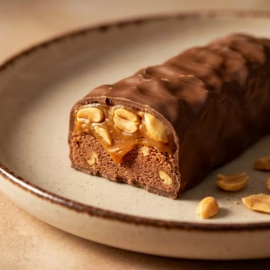 Peanut and salted caramel protein bar with Probiotics 2