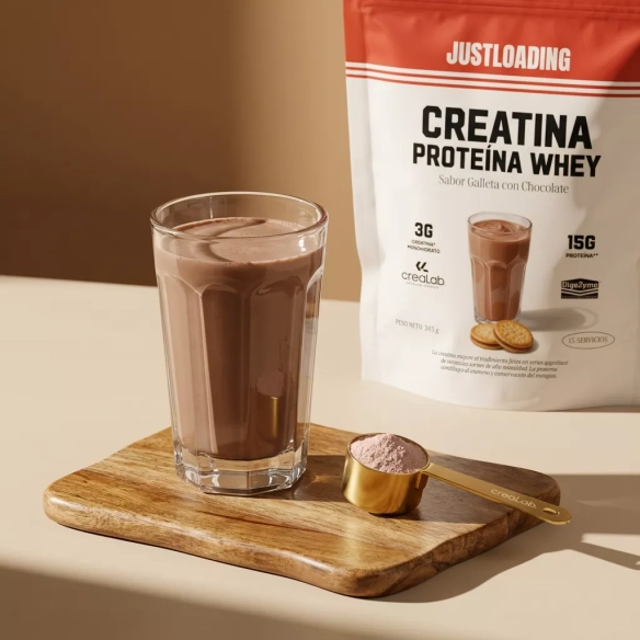 Whey Protein with Creatine Biscuit | 15.3 g Protein