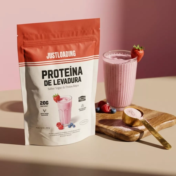 Proteína de Levadura Sabor Fresa | JustLoading