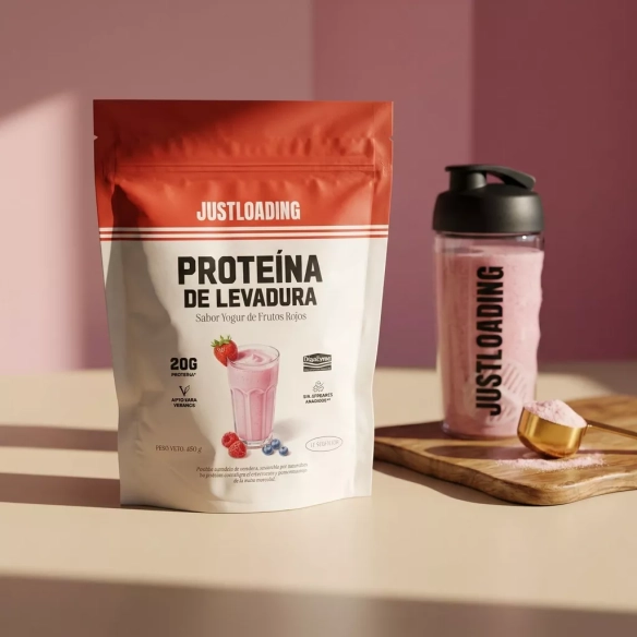Proteína de Levadura Sabor Fresa | JustLoading