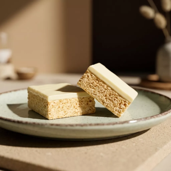 Flapjack Chocolate Blanco y Yogur | JustLoading