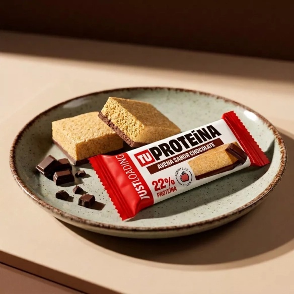 Flapjack Proteico de Chocolate | JustLoading