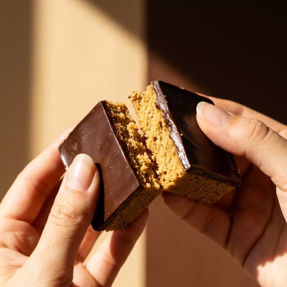 Chocolate Cappuccino Energy Flapjack | JustLoading