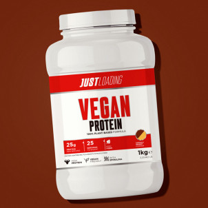 100% Plant-based protein powder with chocolate and peanut flavor 1,000 g.