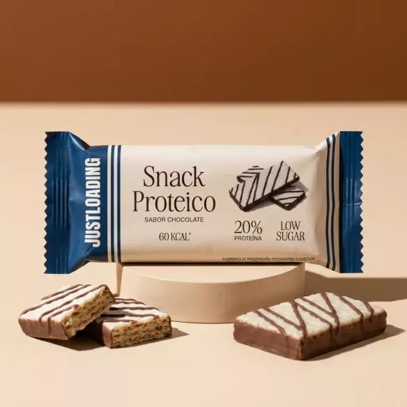 Snack proteico de arroz con chocolate | 60 kcal por unidad