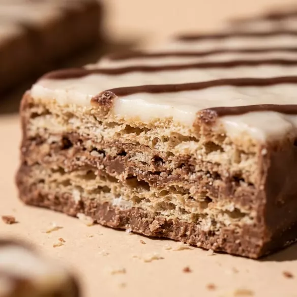 Snack proteico de arroz con chocolate | 60 kcal por unidad
