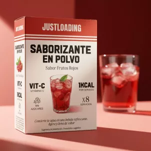 Saborizante para Agua Frutos Rojos Sin Azúcar