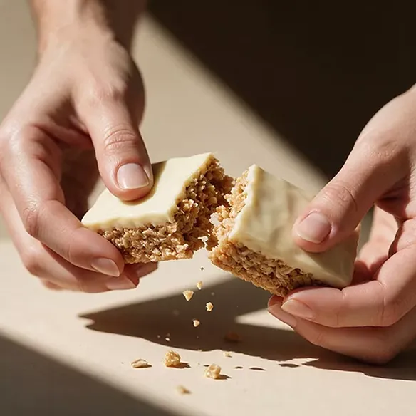 White Chocolate Yogurt Flapjack | JustLoading