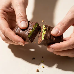 Pistachio & chocolate protein bar | 16.6 g protein 2