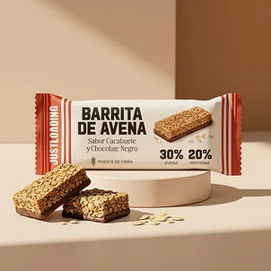 Oat flapjack with peanut & dark chocolate | 10 g protein