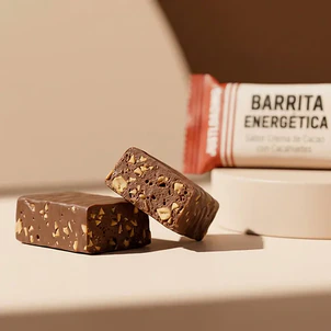 Barrita energética de crema de cacao con cacahuete 2