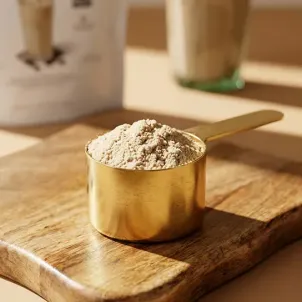 Proteína de levadura sabor café