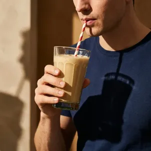 Proteína de levadura sabor café