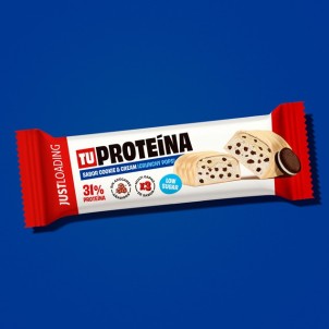 Cookie cream flavor protein bar