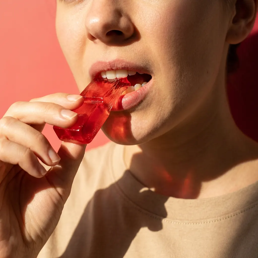 Gominolas energéticas masticables de frutos rojos de JustLoading