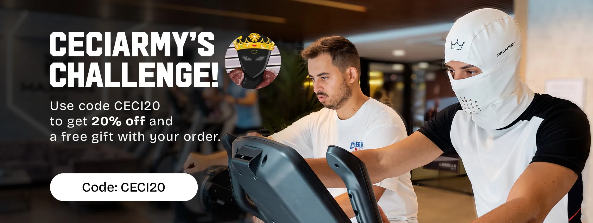 Ceciarmy's challenge: 20% off and a free gift with code CECI20