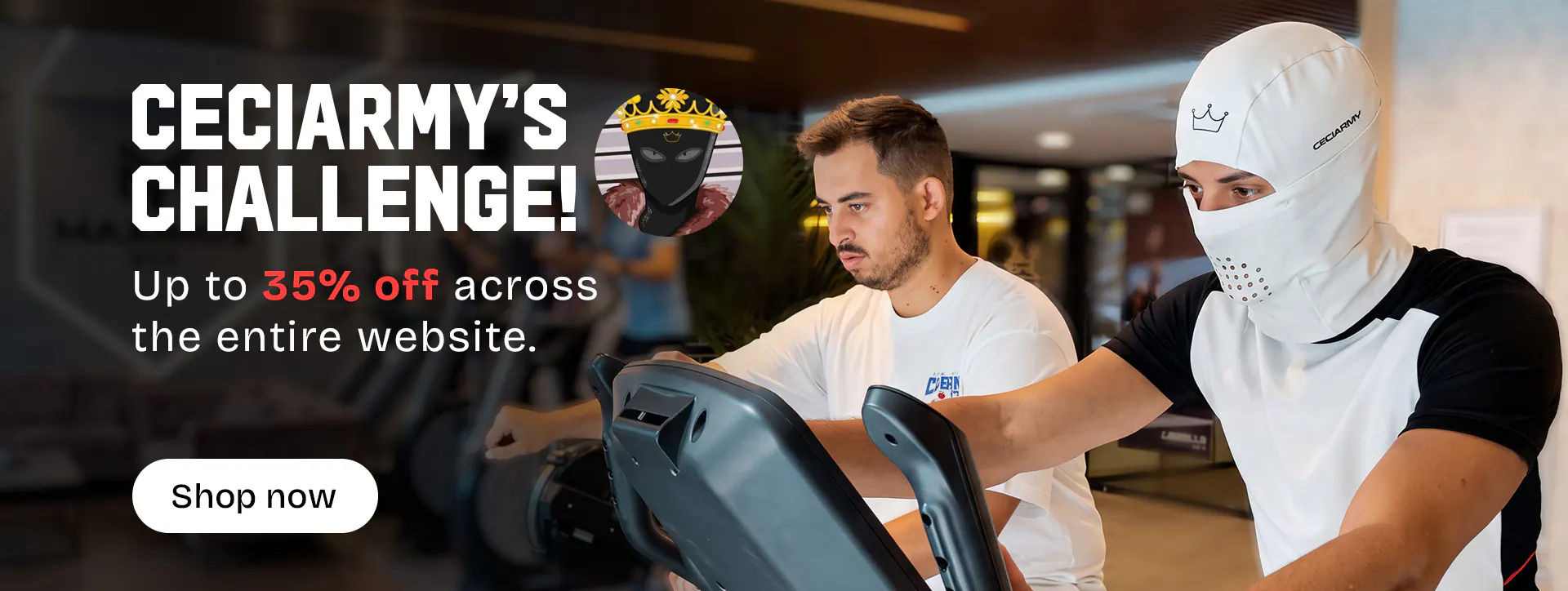 Ceciarmy challenge: up to 35% off sitewide