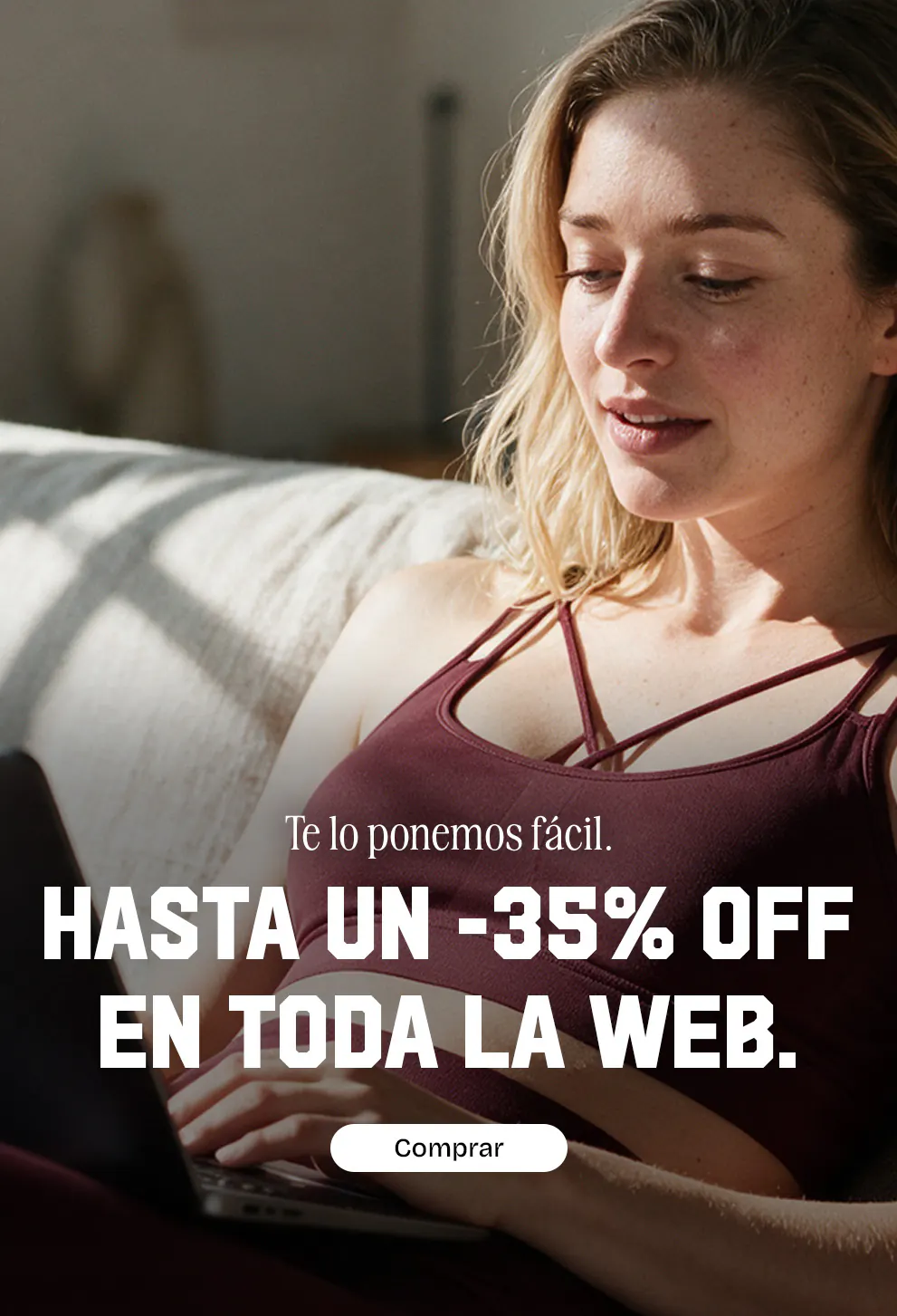 Hasta un -35% off en toda la web